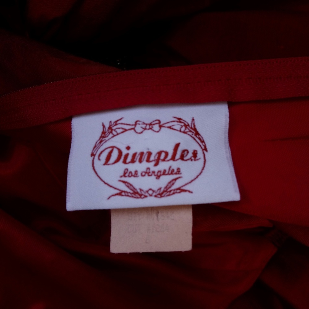 Dimples of LA Silk Special Occasion Dress Sz 8 EUC - Picture 7 of 8